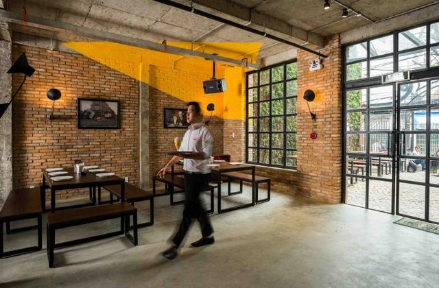 商業(yè)空間：越南西貢主題餐廳工業(yè)風格設(shè)計