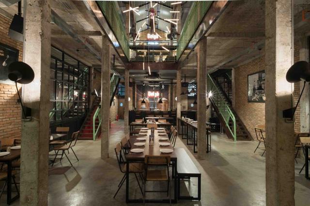 商業(yè)空間：越南西貢主題餐廳工業(yè)風格設(shè)計
